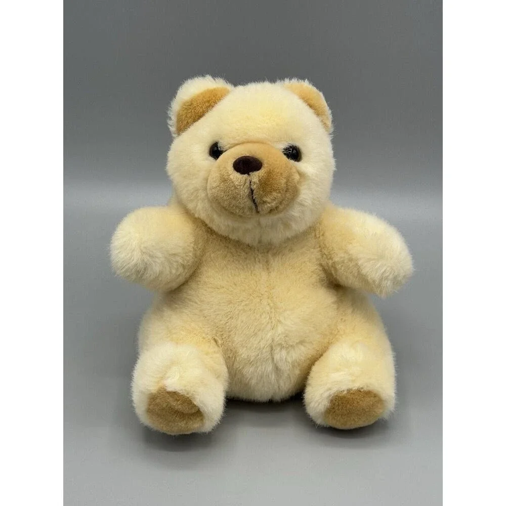 Beige Brown Polar Bear Plush 11